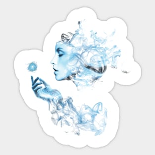 Lady of Smoke // Bilcos Designs Sticker